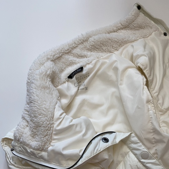 Calvin Klein Performance Off White Zip Vest Large - Picture 12 of 15